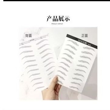 STIKER ALIS/TATO ALIS/CETAKAN ALIS PERLEMBAR ISI 10 PASANG