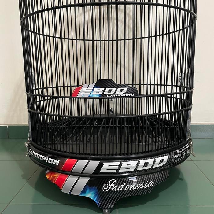 Sangkar Kandang Burung Murai No 1 & 2 Ebod Jaya PVC Decal Nanjung - No 2