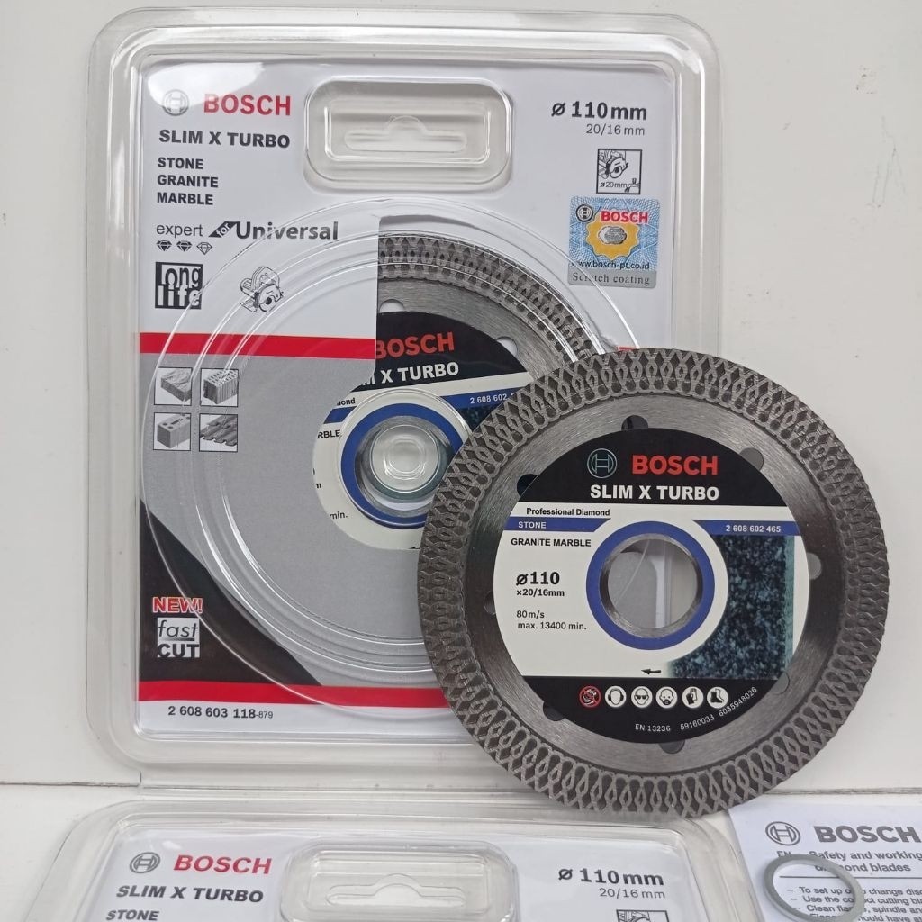 Mata Pisau Potong Granit Keramik Marmer Slim X Turbo Batik Diamond Wheel Mata Gerinda Potong Granit