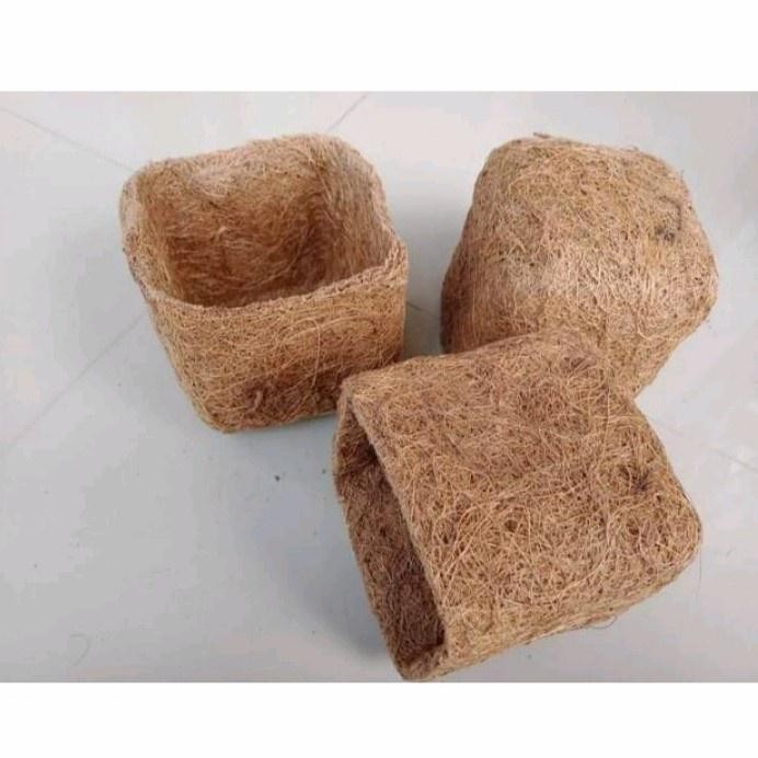 pot sabut kelapa anggrek/pot serabut kelapa/media tanam pot sabut kelapa  (Gudang Pot Store)