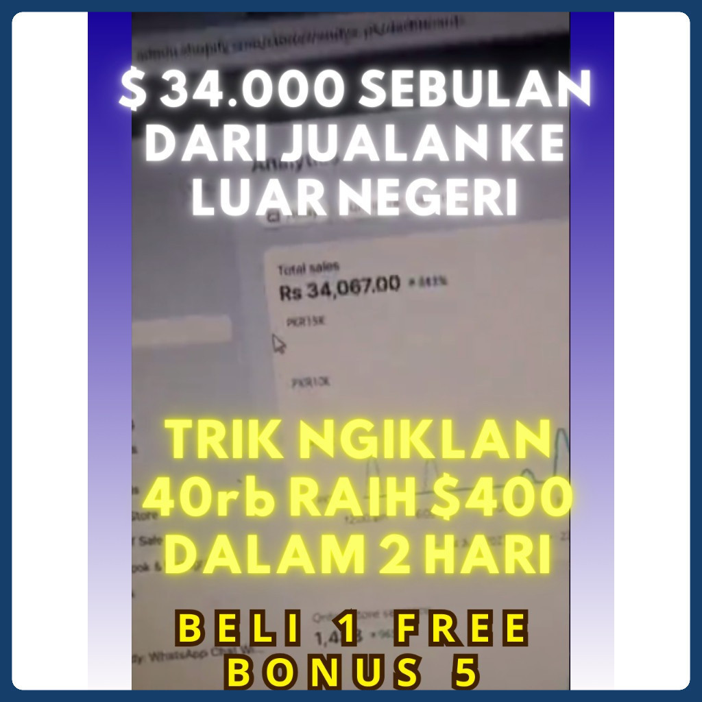 JUALAN ONLINE KE LUAR NEGERI DROPSHIP INTERNASIONAL | Trik penjualan $100 cuma ngiklan Rp40 ribu