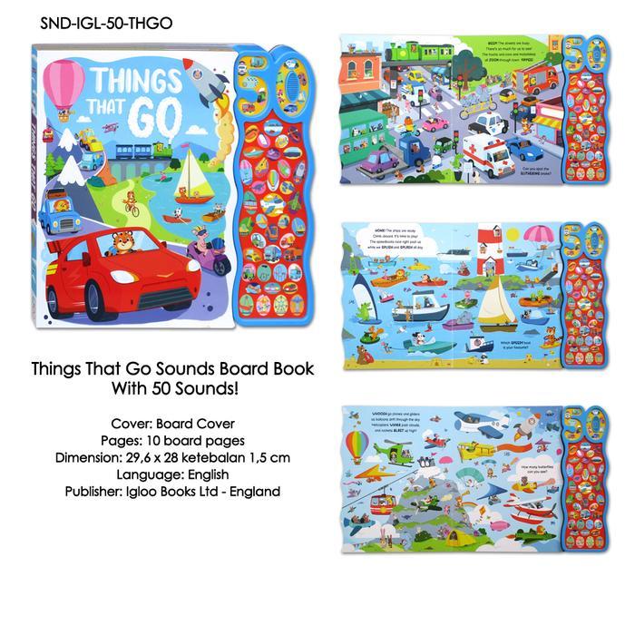 Things That Go/Noisy Farm Sounds Board Book With 50 Sounds - Things That Go