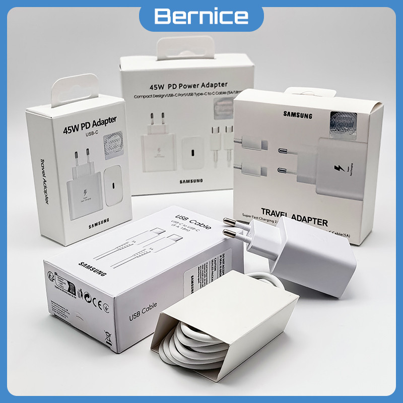 Charger SAMSUNG Original 100% Fast Charging 5A 1 Meter/1.8 Meter Type C Kabel Data