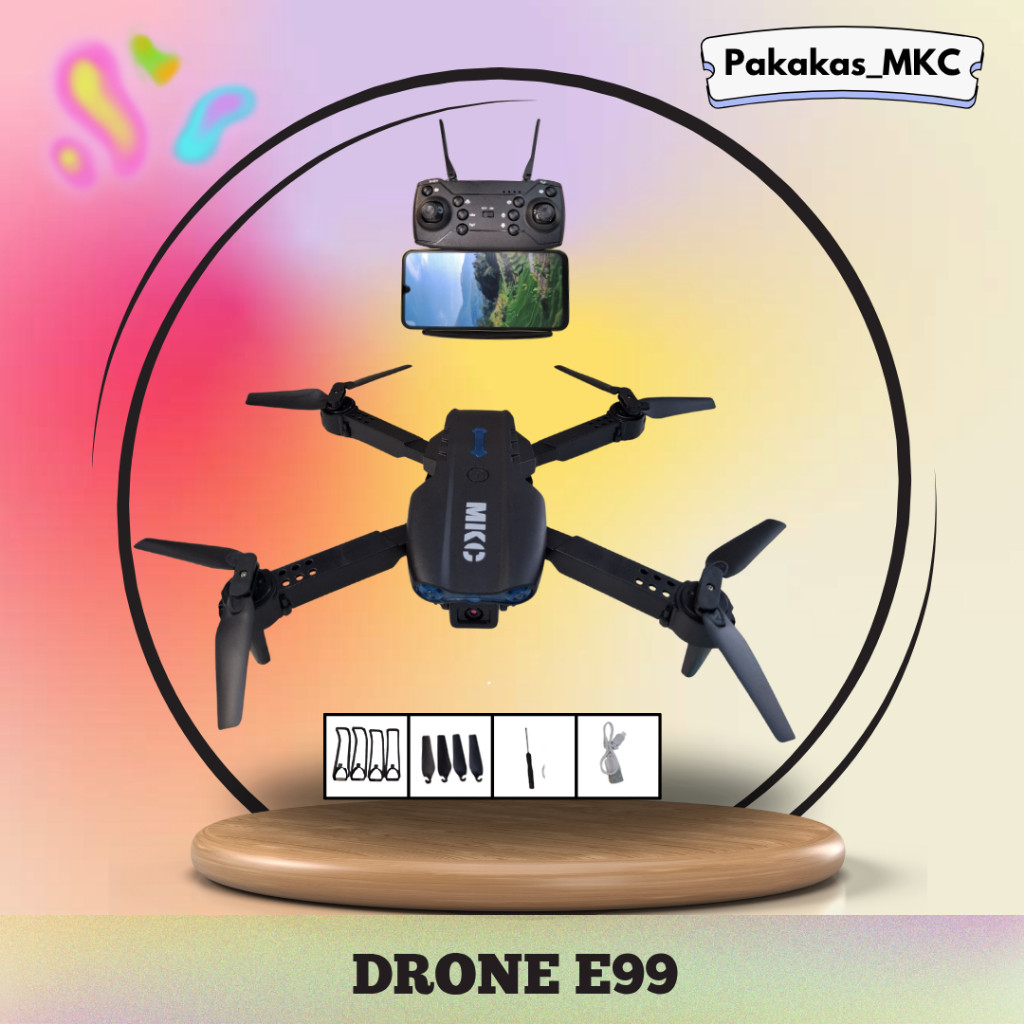 PROMOE99 Drone Vision – Kamera Mini Canggih Lipat dengan Kamera HD Kontrol Jarak Jauh, Kamera Stabil