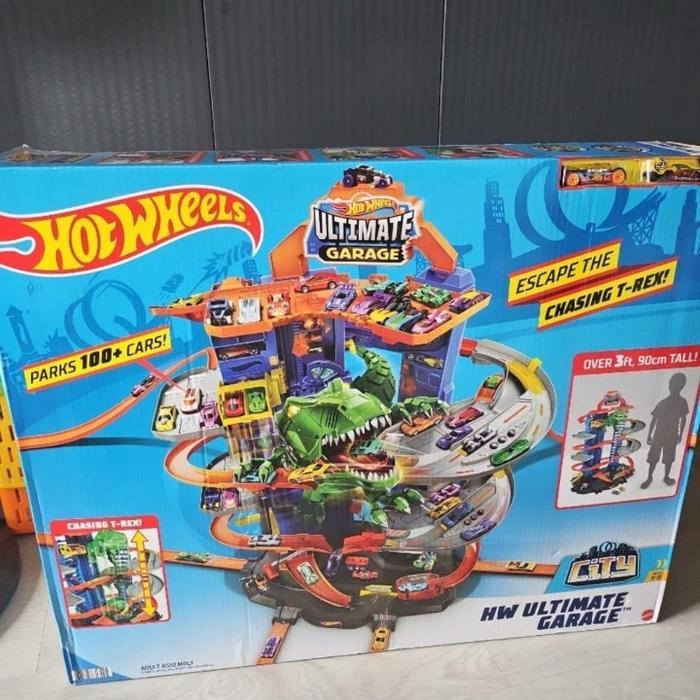 HotWheels Tracks Ultimate Garage Robo TRex Ori Mattel Hot Wheels T Rex