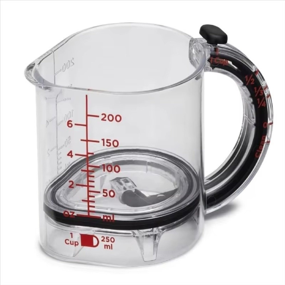 4In1 Adjustable Measuring Cup Portable Ith ScraperStyle Seal Base Integrated Adjustable Measuring Cu