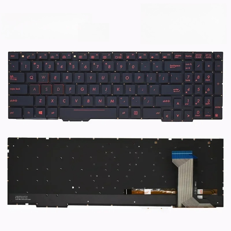 WYORESY  For ASUS ZX53 FX53 FX53 FX753 GL553VW GL753 FX553VD laptop keyboard XMSJ