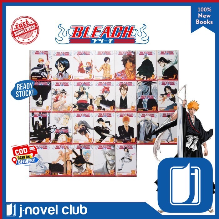 Komik manga Bleach Vol.1-74 (English) - pilih volume