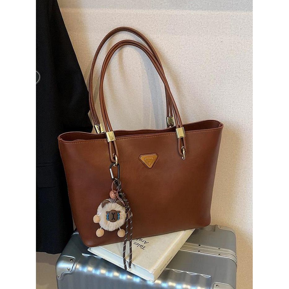 promo  -MOONBAGS Tas Wanita Totebag Tas Brand KOSK Totebag - 0832 - Coklat