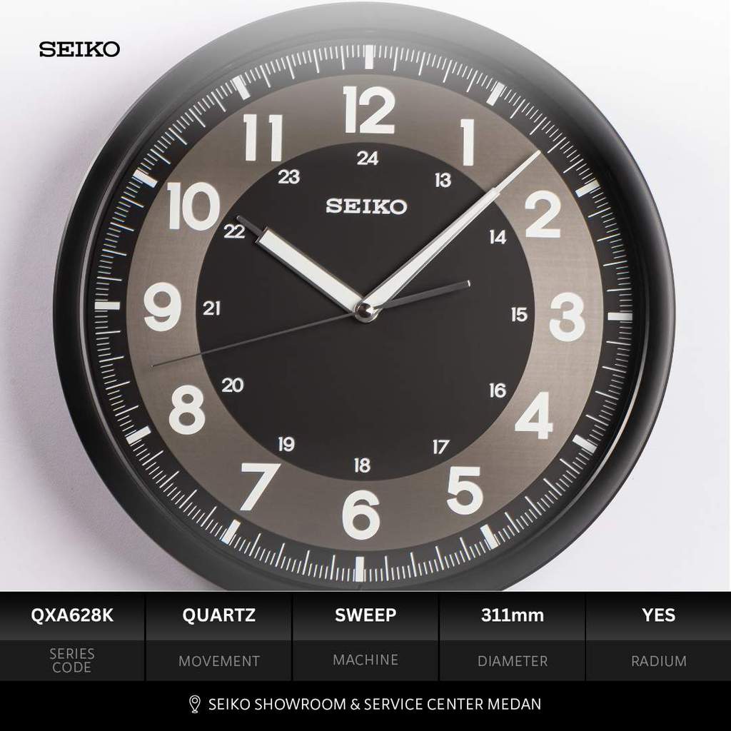 SEIKO Showroom Medan - Jam Dinding QXA628