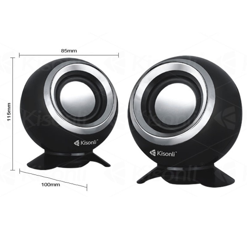Salon Aktif Speaker Mini 2.0 Komputer Laptop With Switch Volume Control K600 - KU