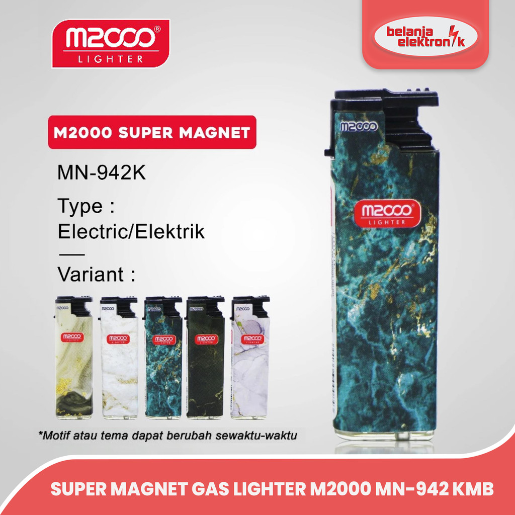 M2000 KOREK GAS / KOREK SUPER MAGNET WINDPROOF TAHAN ANGIN / GAS LIGHTER / KOREK API BARA BISA DIISI