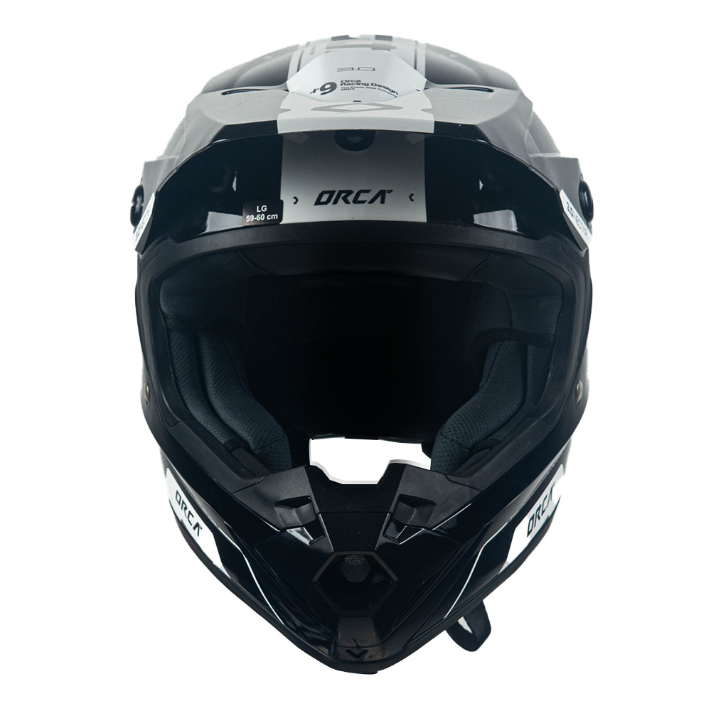 Orca Powergear - Helm Orca Atom Nectar 3.0 Black White