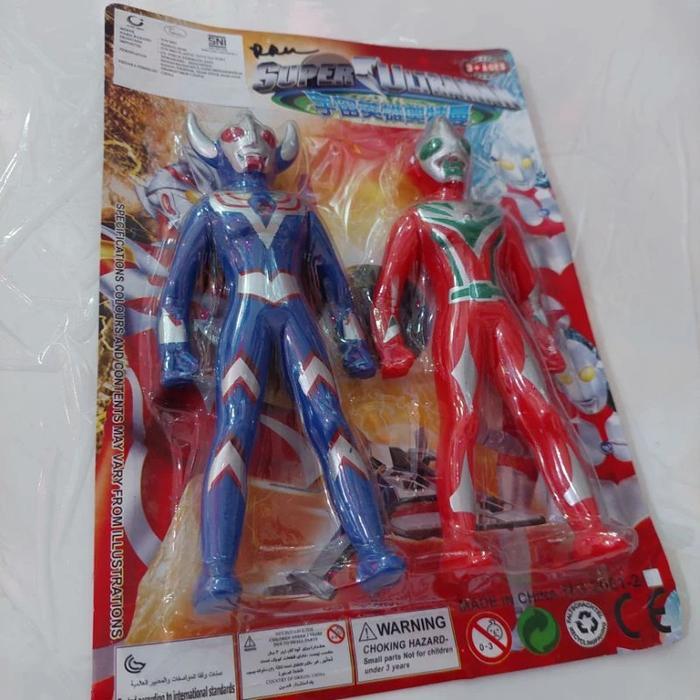 Mainan Ultraman isi 2pcs robot utramen mini