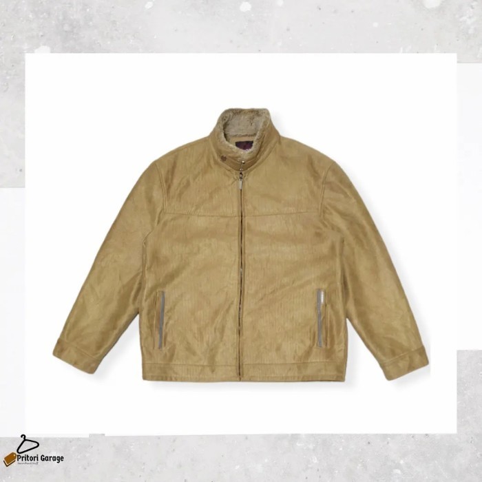 Harington Shearling Suede Leather Sherpa Jacket Icinoo Classic Brown