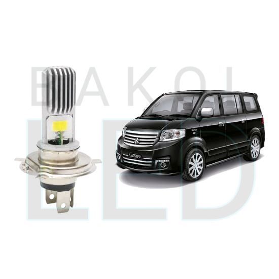 2pcs Lampu Utama LED H4 COB Mobil Suzuki APV BL