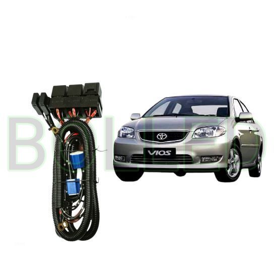 Relay Set Lampu Utama LED H4  Mobil Toyota vios gen1 BLD