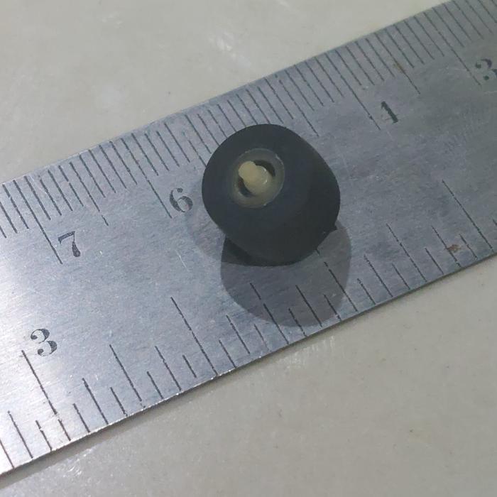 Roda 9mm Tape Mekanik Press As Kecil Karet Deck 9 Milimeter Roller Roll Kaset Polytron Pinch Player 
