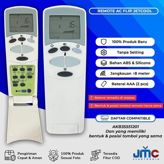 Remote Remot AC Flip Hercules Jetcool Plasma 6711A20077U 6711A20073J Elmatu JMCPart