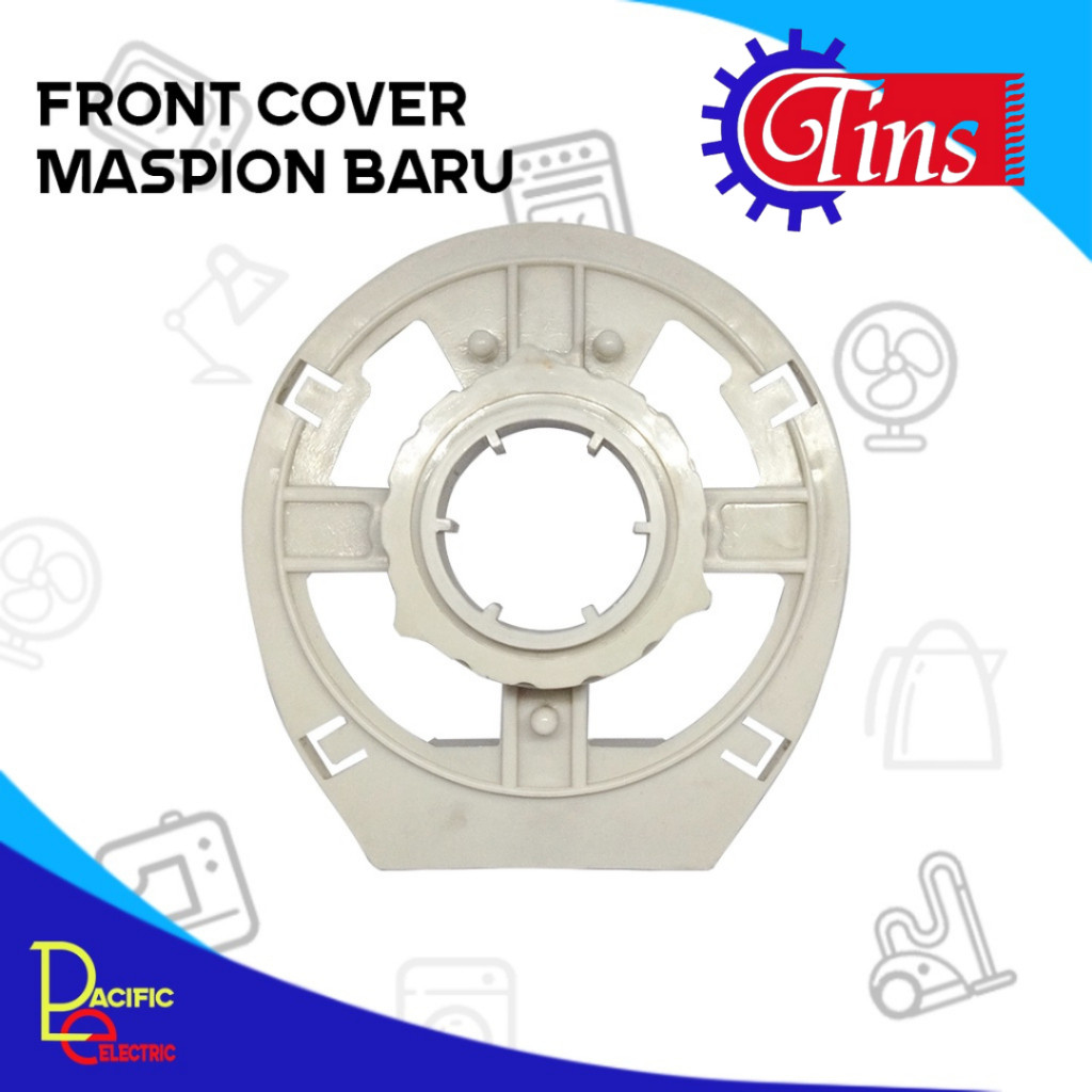 FRONT COVER KIPAS ANGIN MASPION BARU 16 INCH COVER DEPAN KIPAS ANGIN MASPION PUTIH