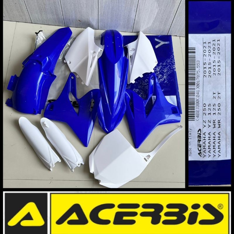 Cover Body Set ACERBIS Full Kit Plast Original - YZ 125 250 2T 15-21