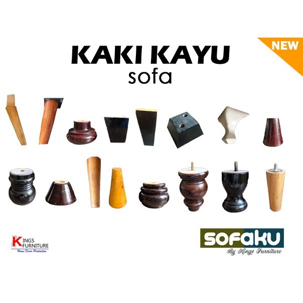 : Kaki Kayu/Bapao/Kaki Lemari/Sofa Tinggi 8cm, 10cm, 15 cm Kaki Kayu Bubut Skandinavian Kaki Retro