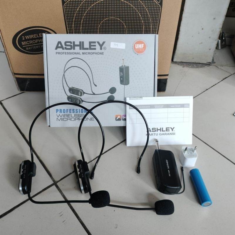 Mic Headset / Bando Wireless Ashley MRH 200 Original