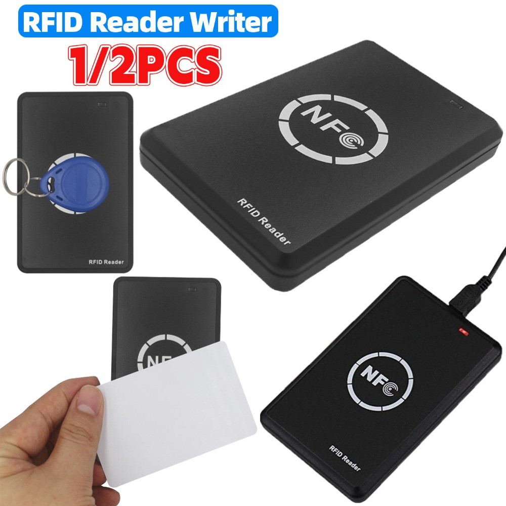 RFID NFC Duplicator 13.56MHz/125KHz/250KHz Smart Card Reader Writer Encrypted Programmer USB Smart A