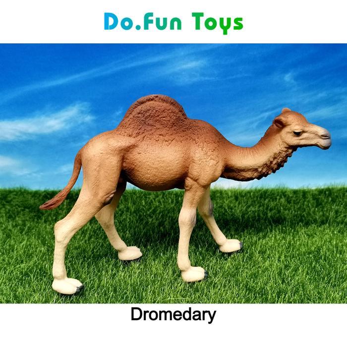 "TNKSYU" - Dromedary / Arabian Camel Animal Figure / Unta Punuk Satu Mainan