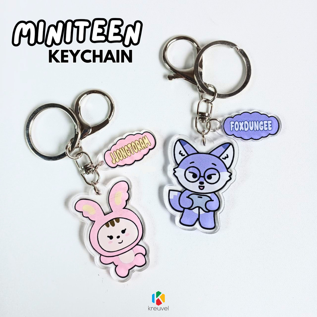 Keychain SEVENTEEN MINITEEN CARAT – Keychain KPOP - KPOP Merch - Seventeen Merch
