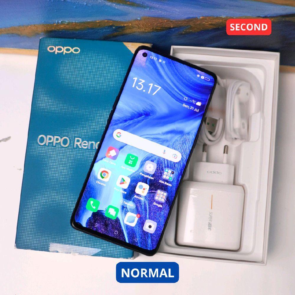 OPPO RENO 4 PRO 8/256 GB HP SECOND ORIGINAL SINAR MUTIARA CELL