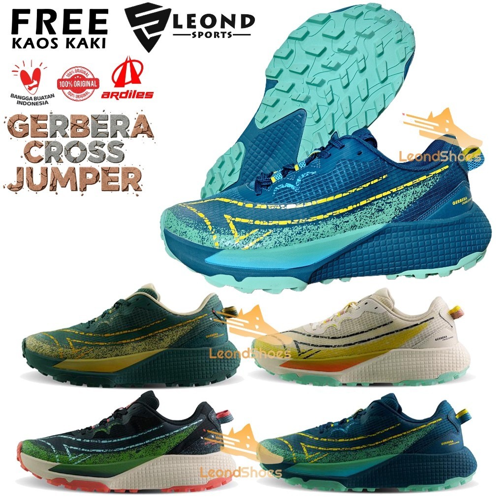 Sepatu Trail Run Ardiles Gerbera Cross Jumper Sepatu Running Trail Ardiles Gerbera Terbaru