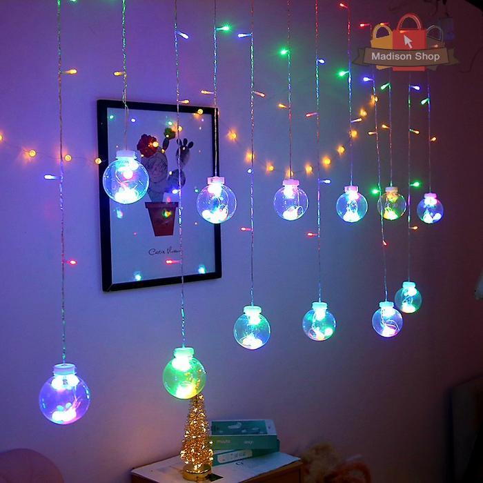 promo Bola Lampu Gantung LED Tirai Lampu Dekorasi Minimalis Hiasan Lampu - LED WARNA WARNI terlaris