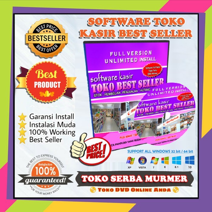 PROGRAM SOFTWARE TOKO KASIR TOKO GROSIR RETAIL FULL BONUS