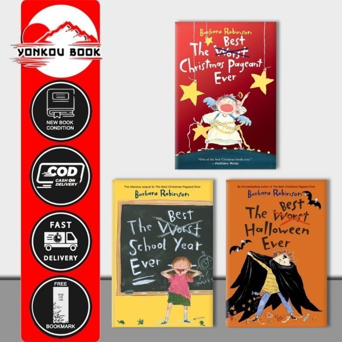 The Herdmans series 3 book series ( The Best Christmas Pageant Ever - The Best School Year Ever - Th