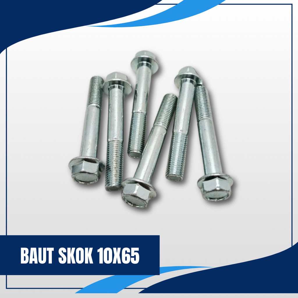 BAUT SKOK 10X65 JUPITER MX MONOSKOK / BAUT FLANGE BOLT 10X65
