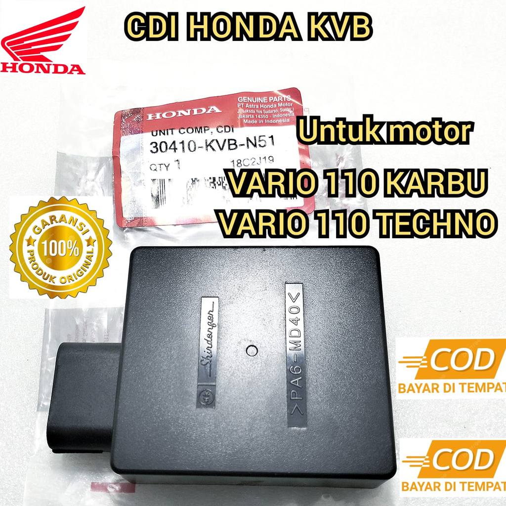 CDI HONDA KVB KUALITAS ASLI ORIGINAL HONDA UNTUK MOTOR VARIO KARBU VARIO 110 VARIO 125 TECHNO