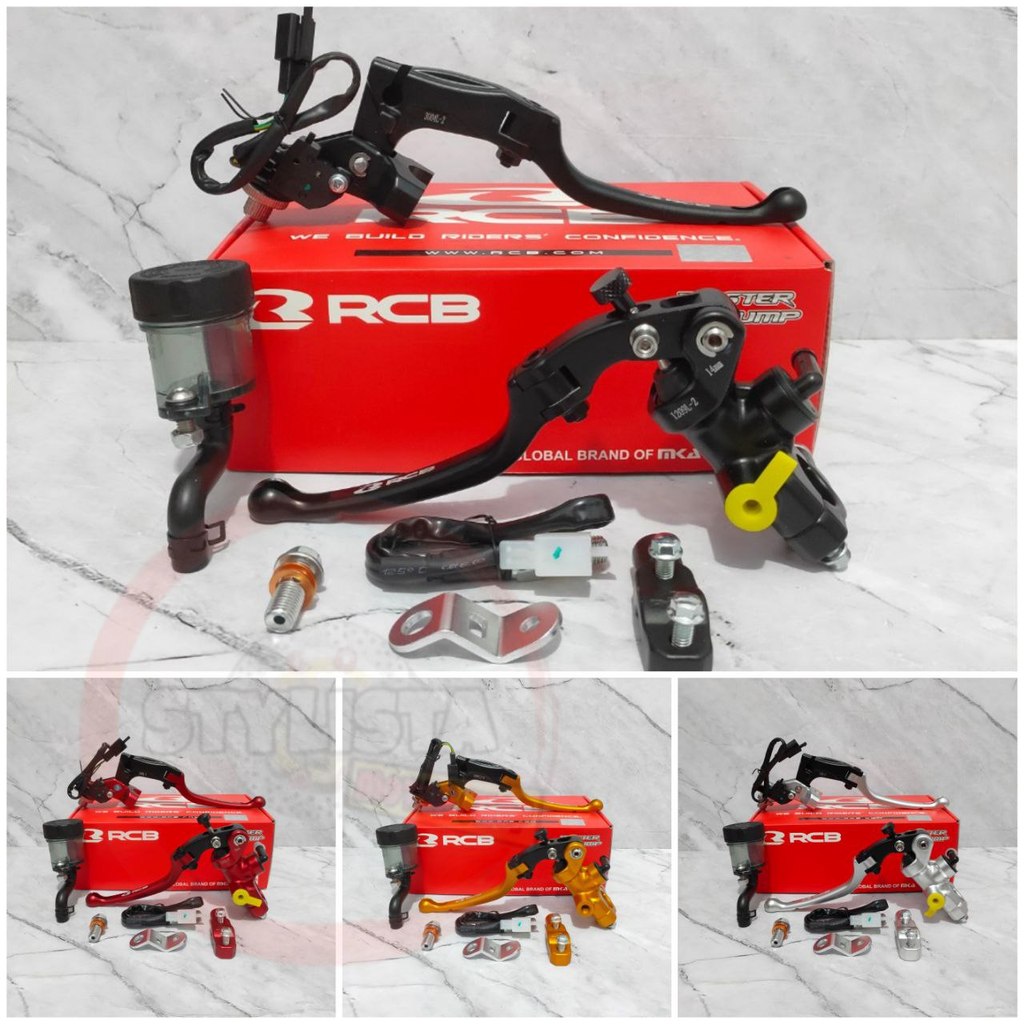 MASTER REM RCB S1 HANDLE RCB 1 SET KANAN KIRI HANDLE KOPLING RCB S1 AEROX VARIO 125 150 BEAT MIO GSX