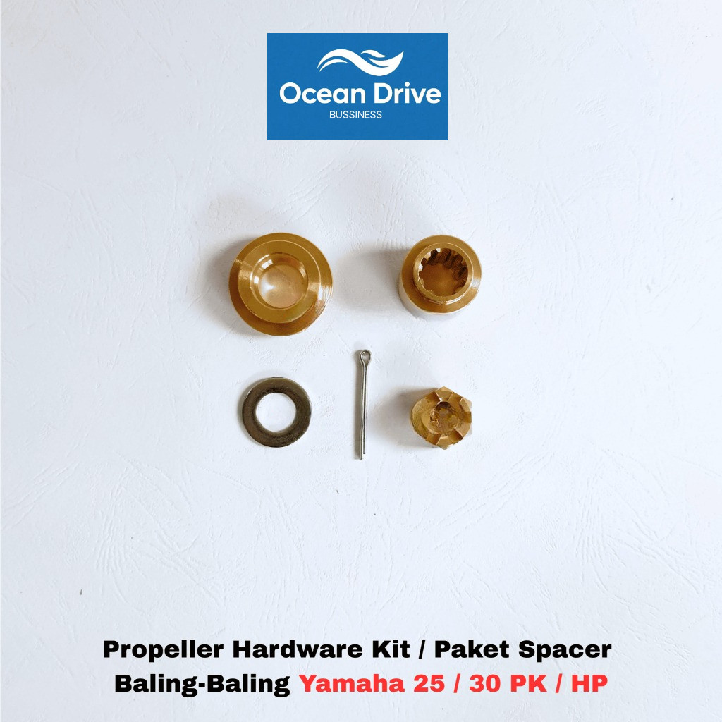 Propeller Hardware Kit / Paket Spacer Baling-Baling Yamaha 25 / 30 PK / HP