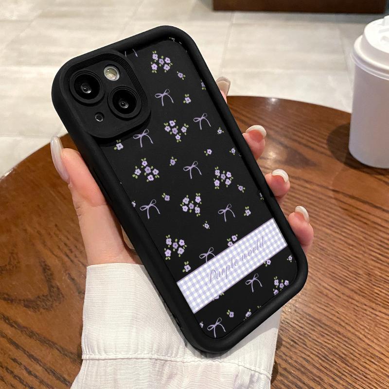 Casing Hp Xiaomi Redmi Case Note 14 4G 5G Pro 5 Plus 6 6A 8 8A Dual Turbo 4 Silikon Floral Bunga Ung