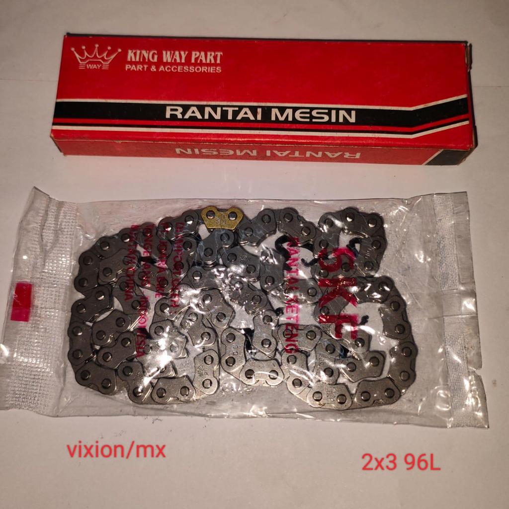 AWM RANTAI KETENG ONLY JUPITER MX VIXION 2x3 96L RANTAI KAMPRAT