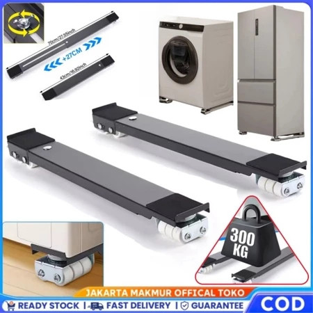 360° Roda Lemari Portable & Roda Kaki Mesin Cuci Kulkas 2 Pintu