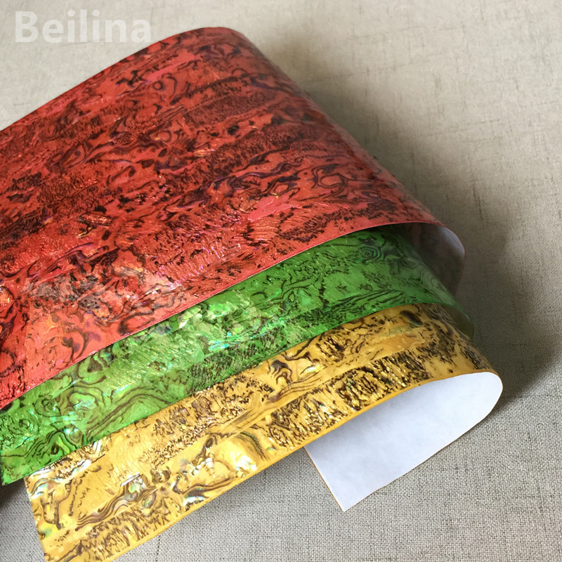 DIY Flexible New Zealand abalone paua shell  mother of pearl laminate sheet veneer self-adhesive sti