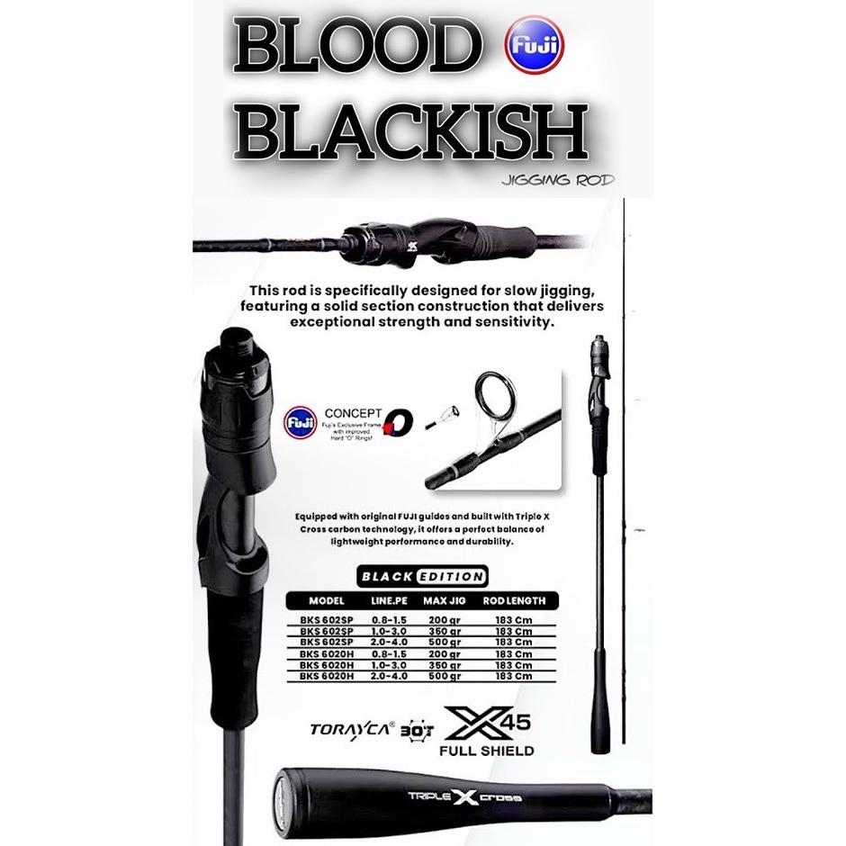 Joran PANCING BLOOD X BLACKISH SP OH 602 | JIGGING ROD