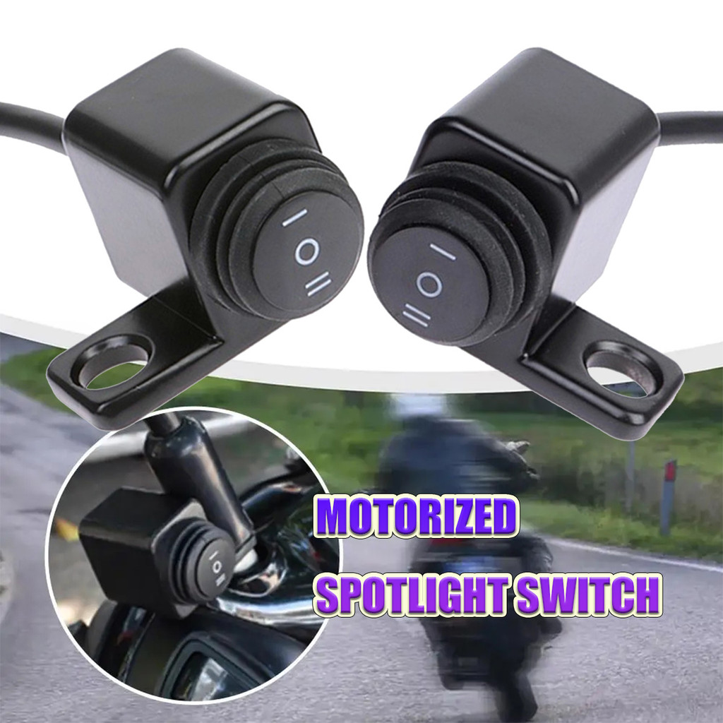 1PC Saklar Lampu Motor Premium Saklar Spion Kiri Saklar On Off Stang metal + plastik Saklar Lampu Te