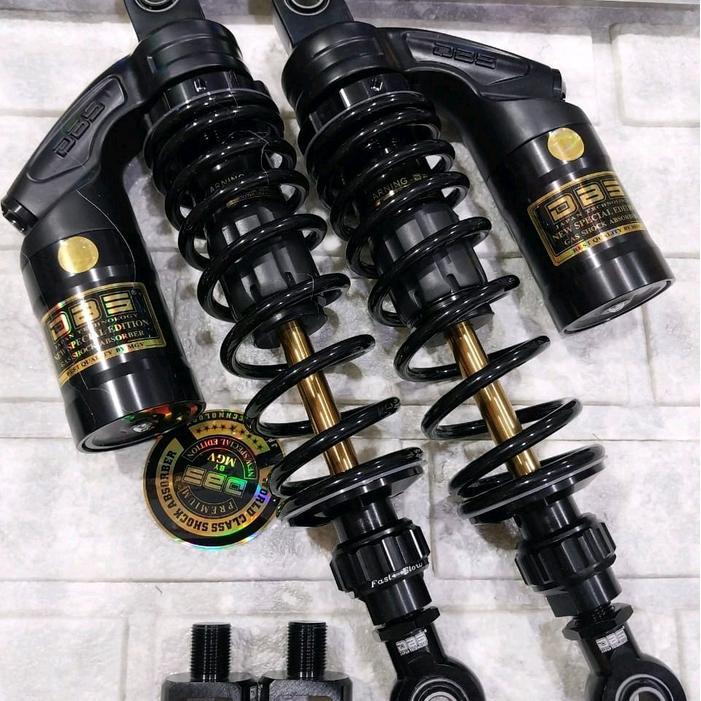 Shock 320mm/310mm DBS-728 VONS SERIES  Bisa Nmax New,Rx king,Aerox new Harga Set/Sepasang - Hitam Fu