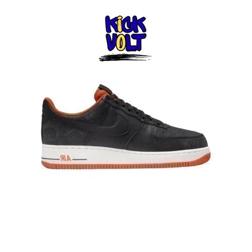 Sneakers Nike Air Force 1 Halloween Black Starfish  Original   Unisex