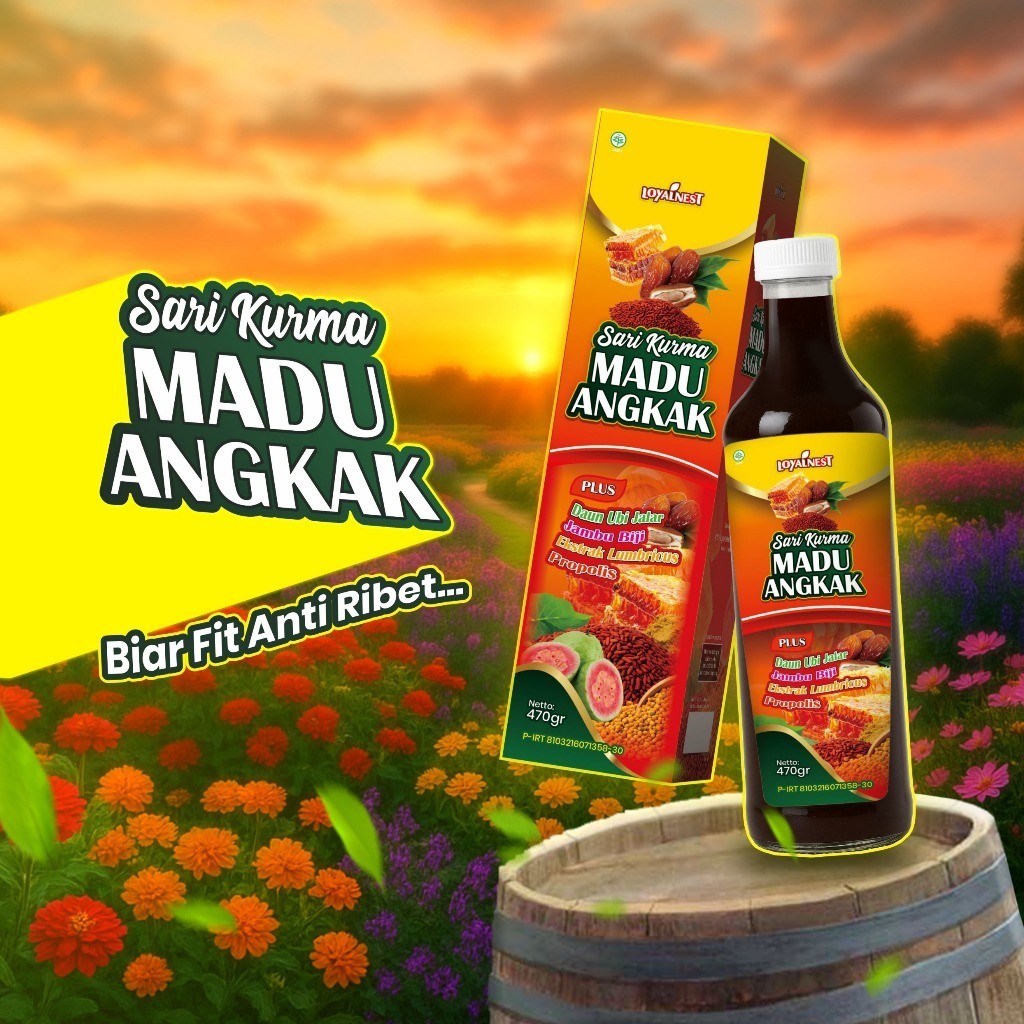 Madu Kaya Manfaat - Loyalnest sari Kurma Madu Angkak Ori 100% (03)