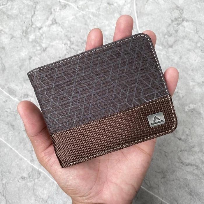 Dompet Eiger Geometrica Dompet Pria Original - Cokelat