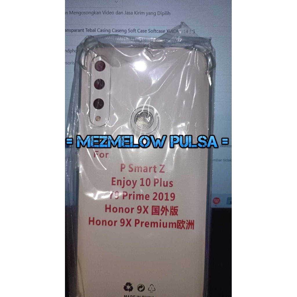 Case / Softcase Silikon Transparant / Softcase HUAWEI Y9 PRIME 2019